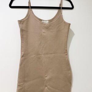 Dance & Marvel Tan Shapewear Dress